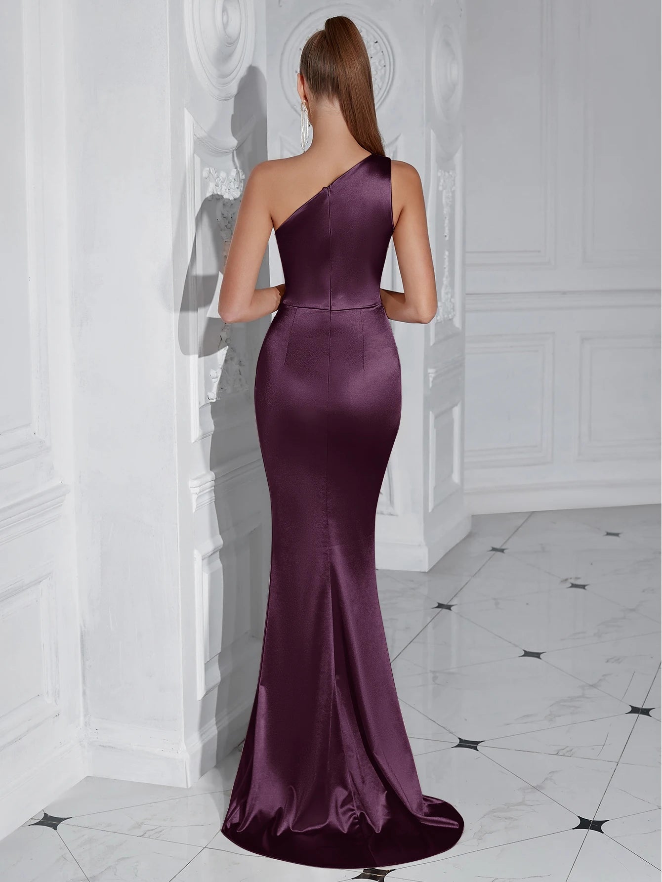 Draped Cocktail Gown