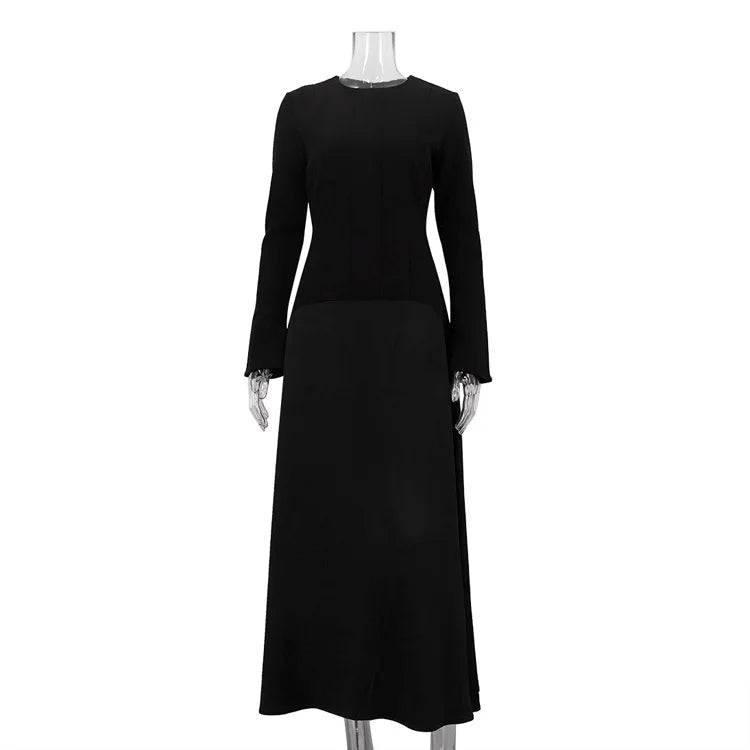 Black Minimalist Dress | Zalia Atelier