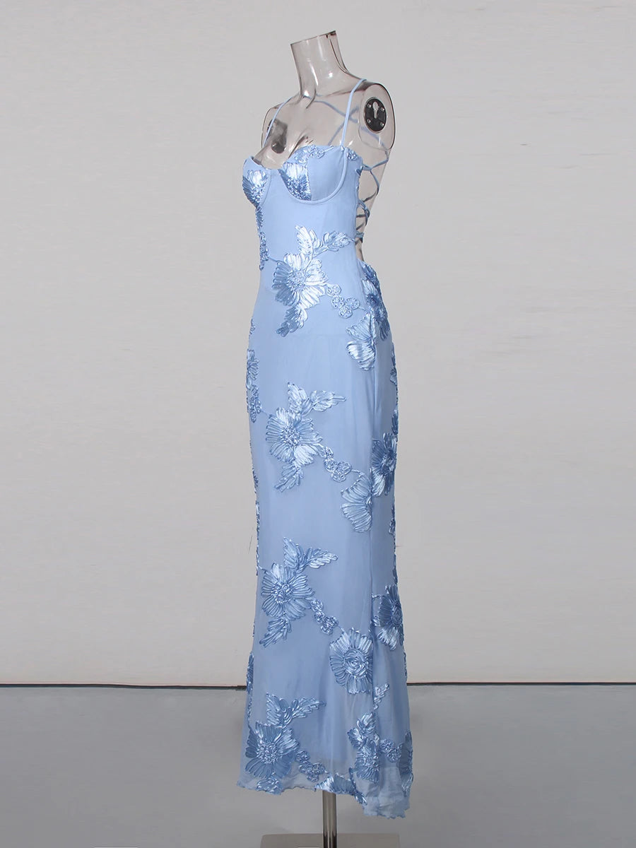Zalia Atelier | Blue Cocktail Gown