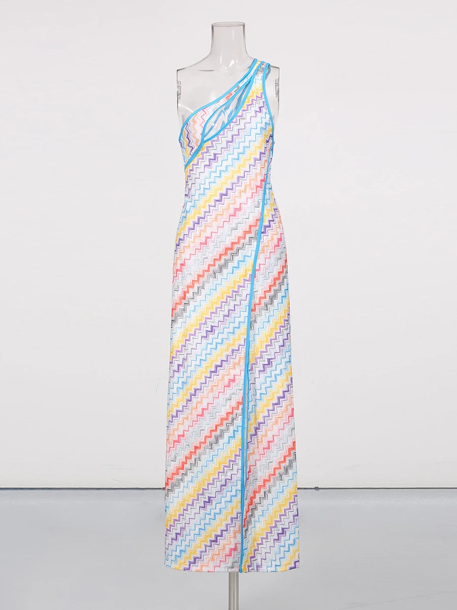 Zalia Atelier Colorful Print Dress