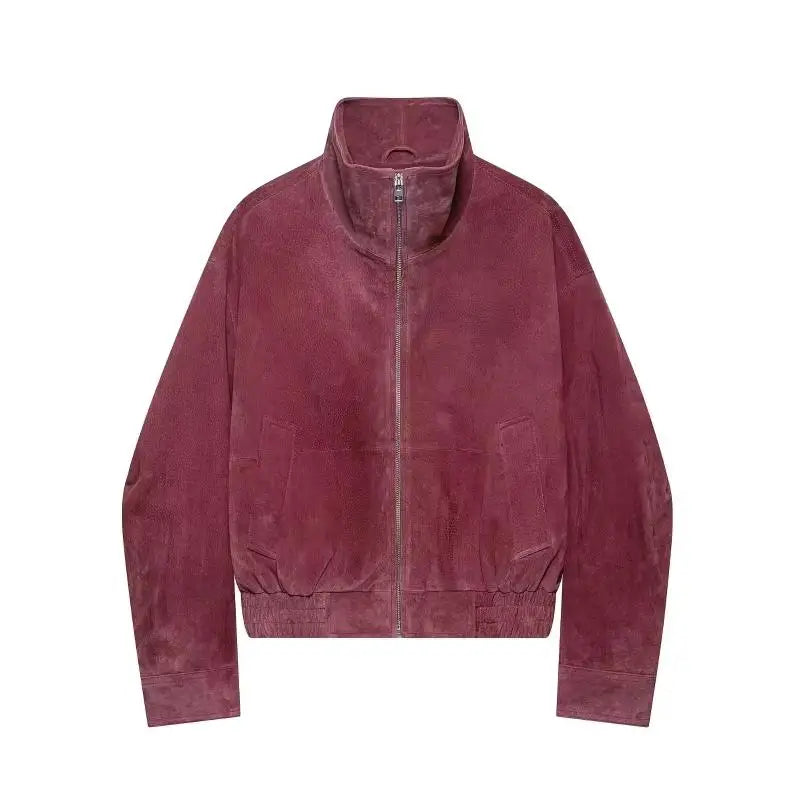 Zalia Atelier | Stand Collar Dusty Pink Jacket