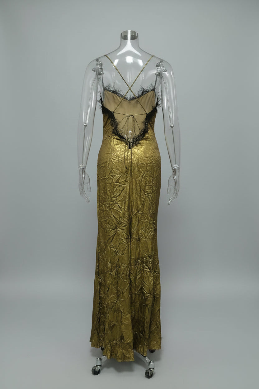 Gold Maxi Dress