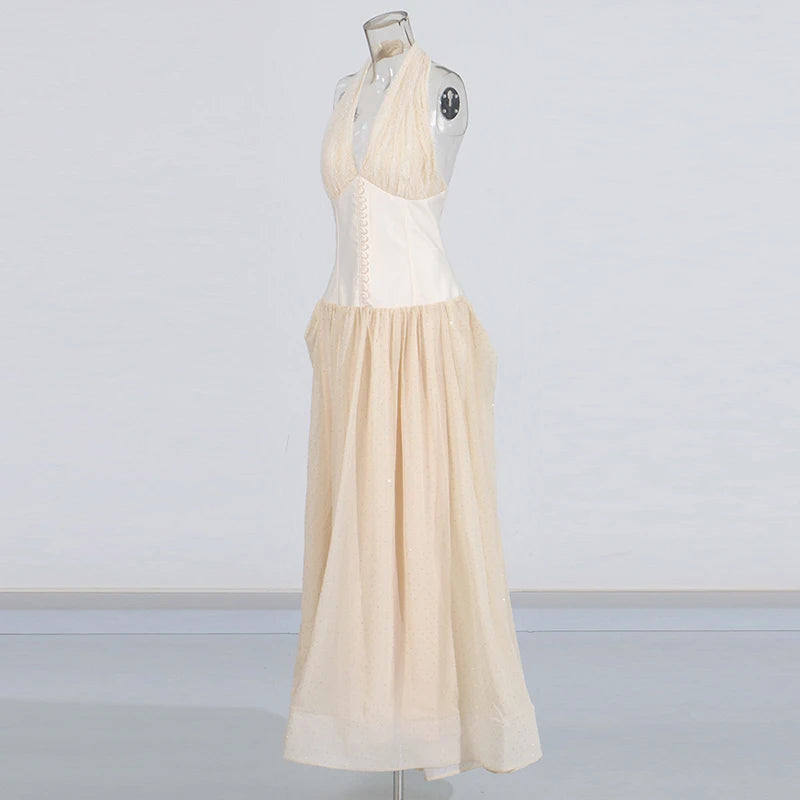 Halter Maxi Dress | Zalia Atelier