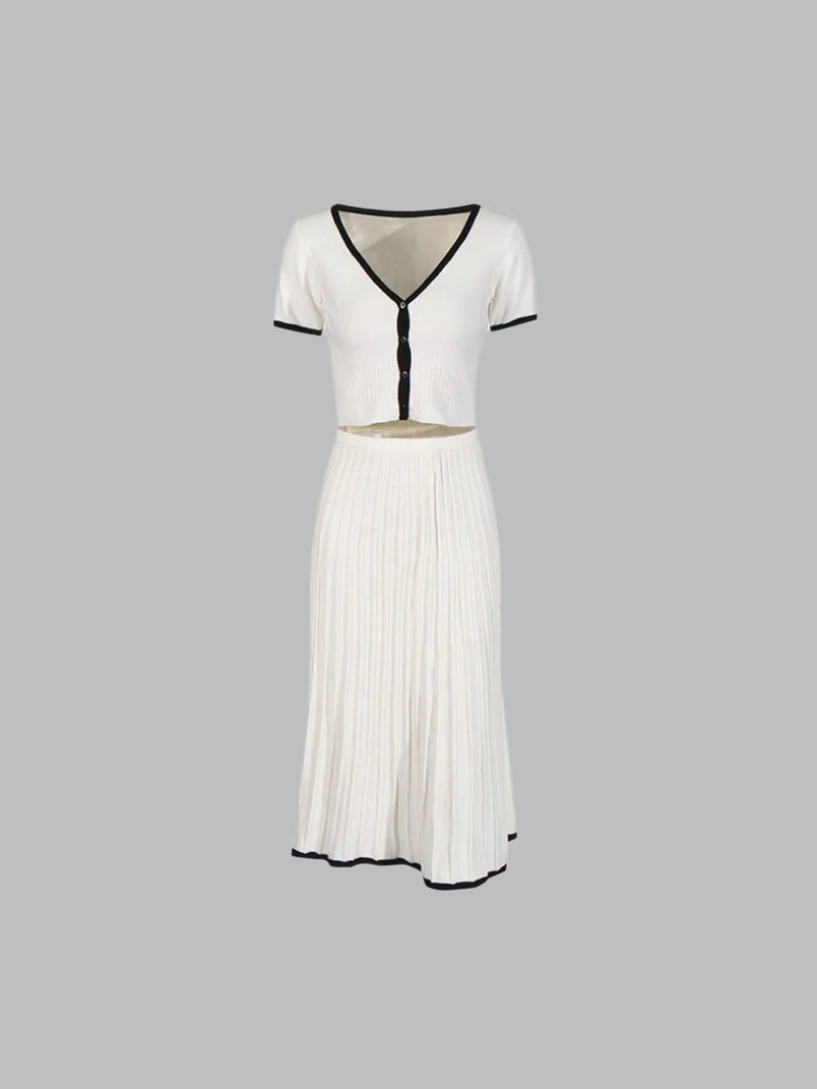 Zalia Atelier | Top and Skirt Set