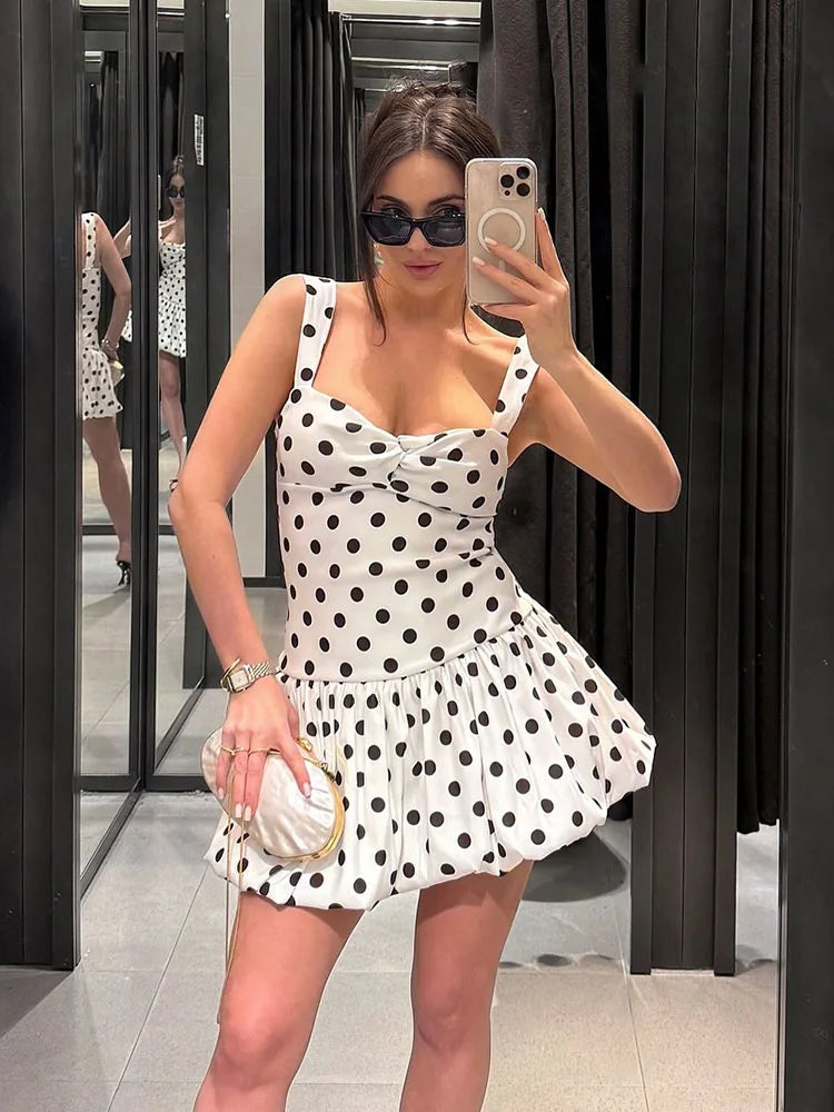Polka Dot Mini Dress