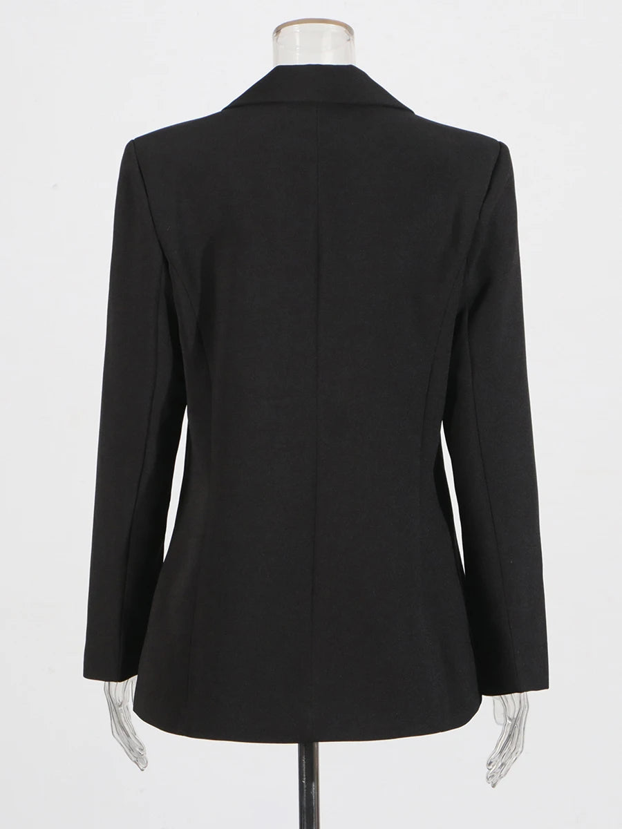 Rhinestone Design Blazer | Back