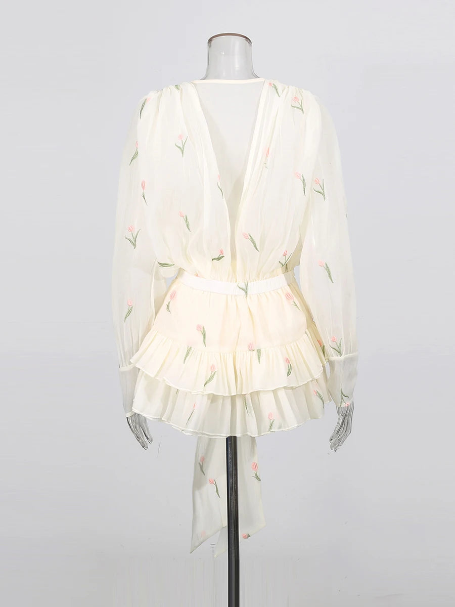 Ruched Mini Dress