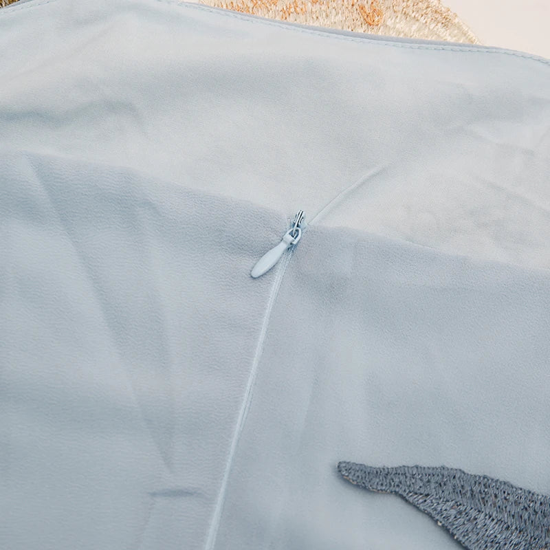 Embroidered Patchwork Dress