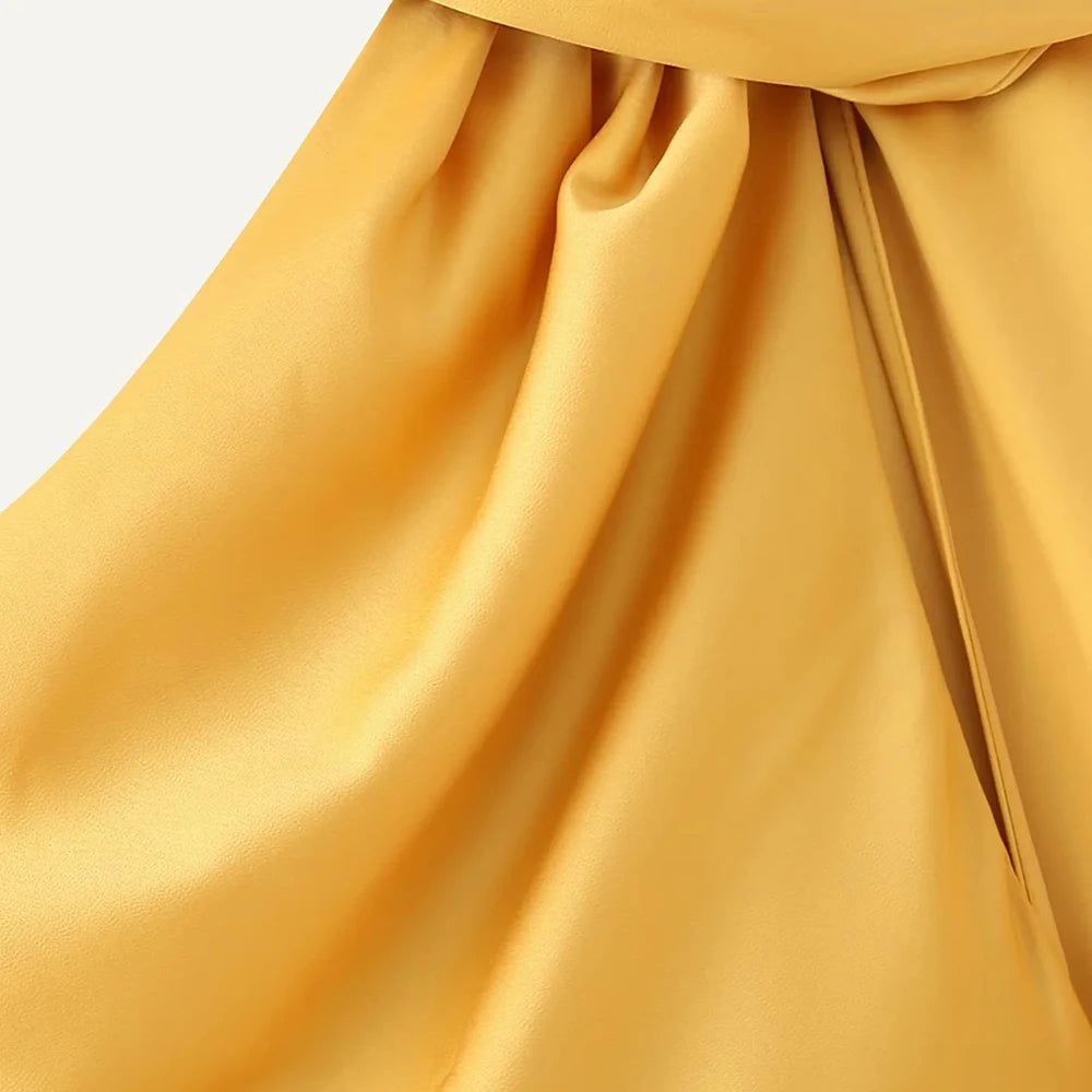 Shawl Collar Cocktail Dress