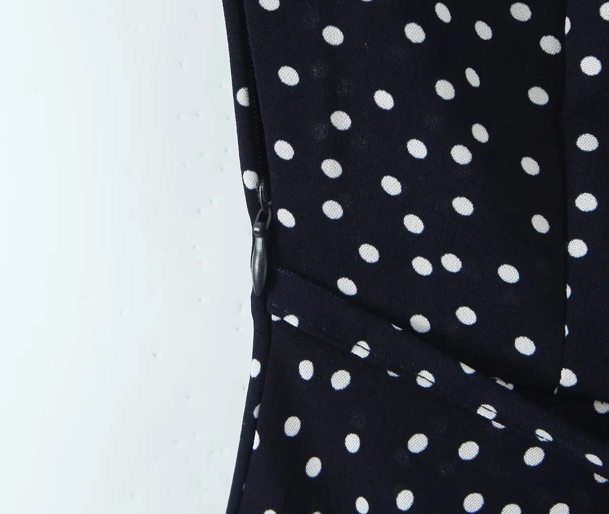 Lace Trim Midi Dress