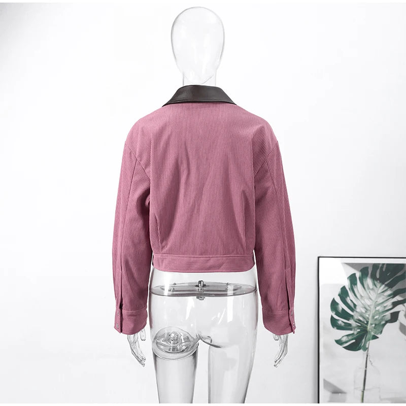 Dusty Pink Suede Jacket