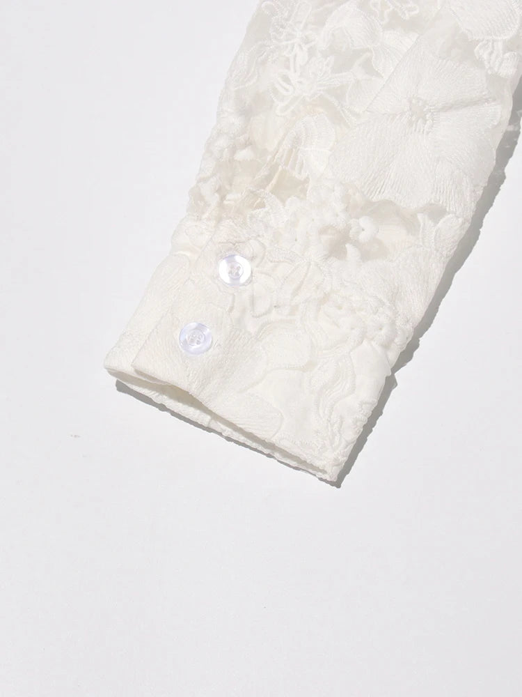 Lace Top and Trouser Set