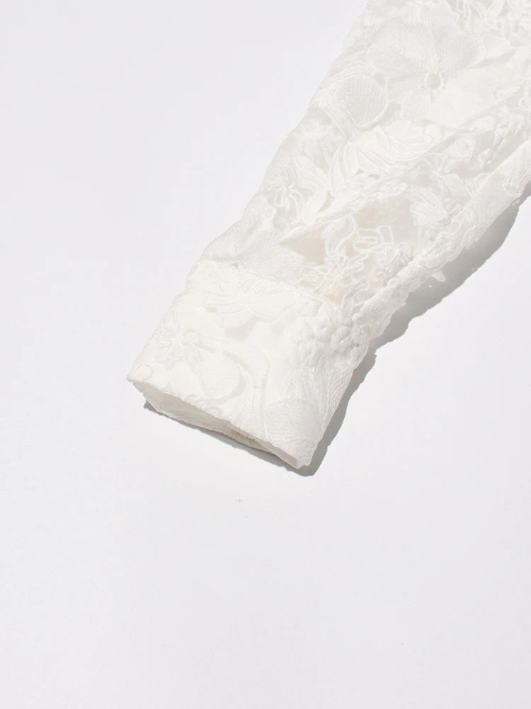 Lace Top and Trouser Set