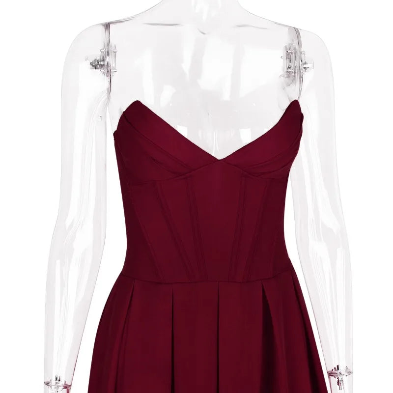 Strapless Evening Dress