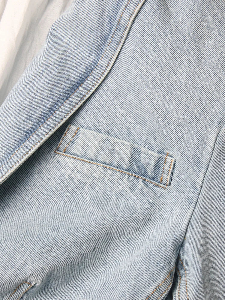 Rhinestone Denim Jacket