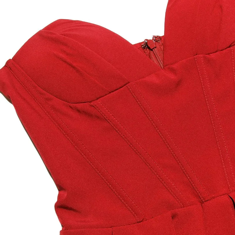 Strapless Evening Dress