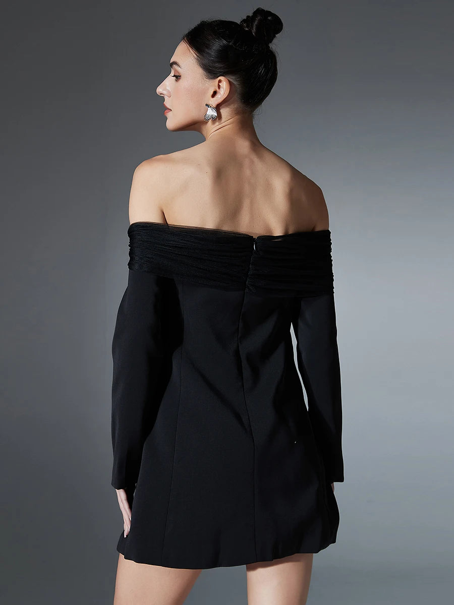 Open Shoulder Blazer