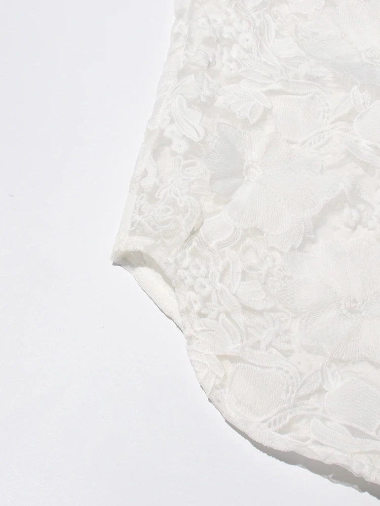 Lace Top and Trouser Set