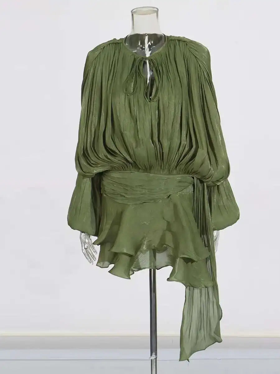 Blouson Mini Dress (More Colors)