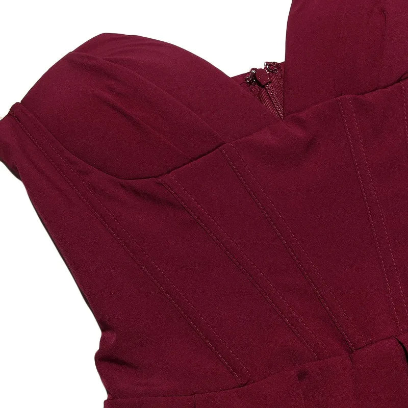 Strapless Evening Dress