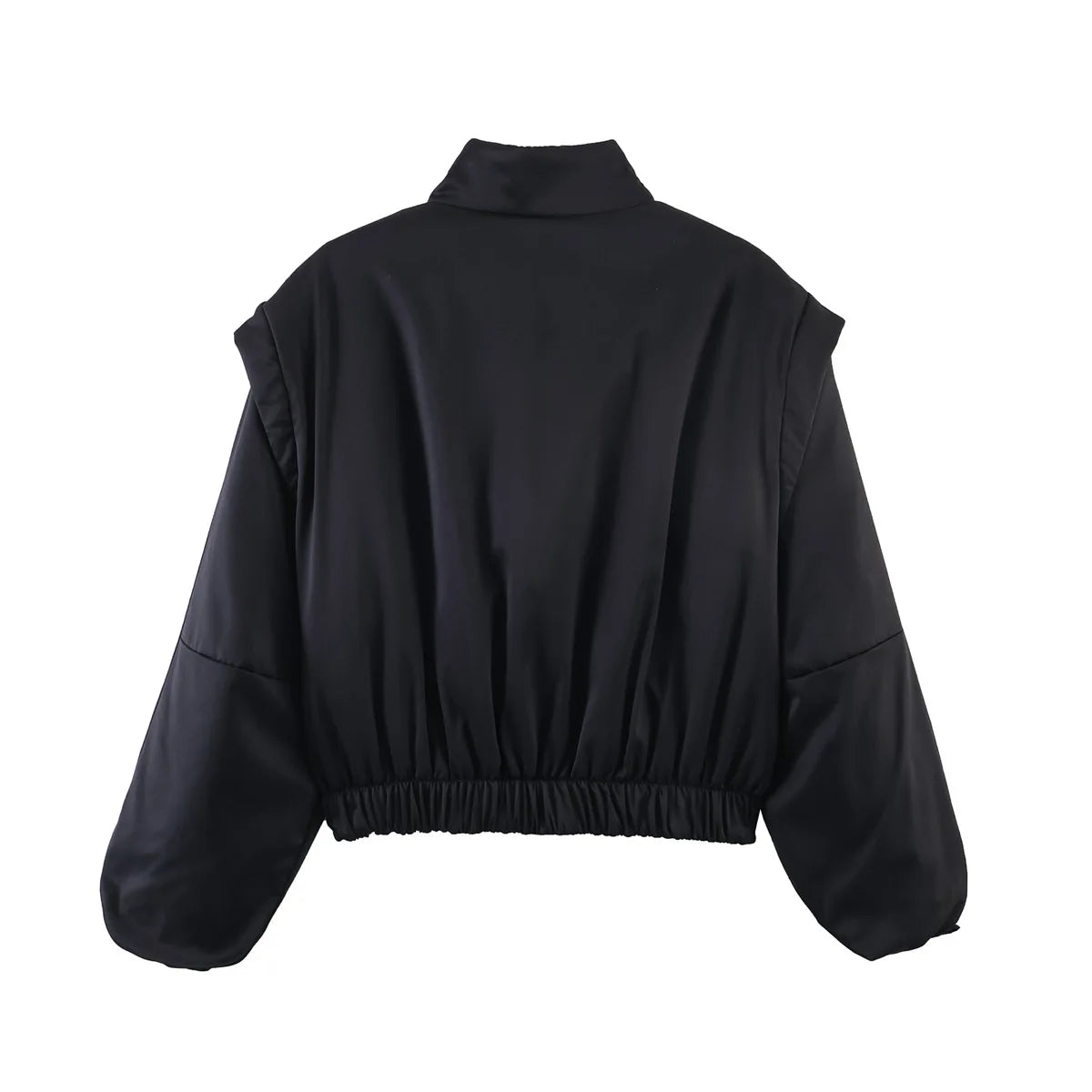 Satin Bomber Jacket