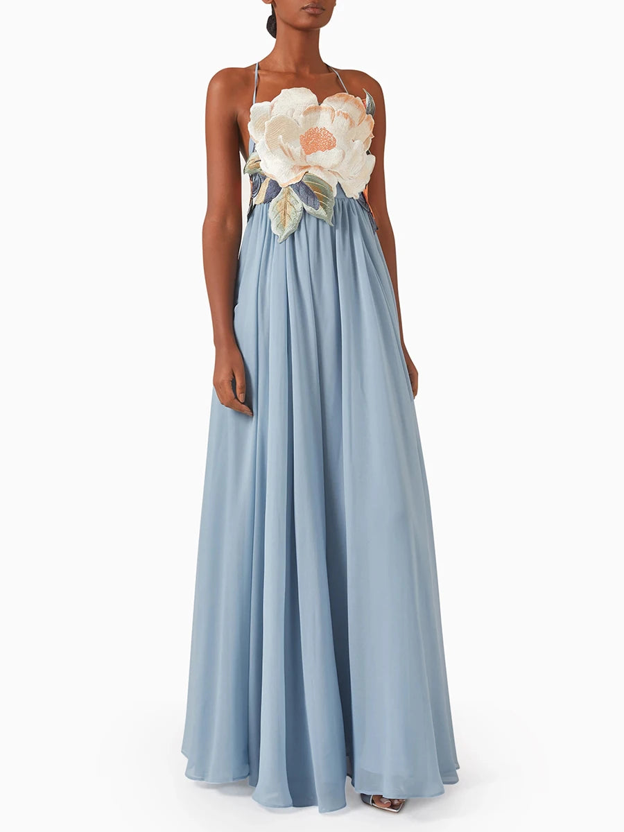 Embroidered Patchwork Dress