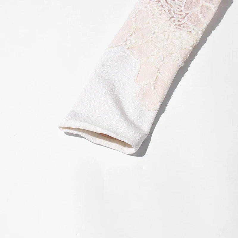 Lace and Sequins Maxi Dress