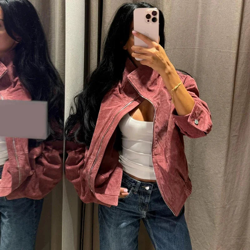 Dusty Pink Jacket | Zara Dupe Jacket