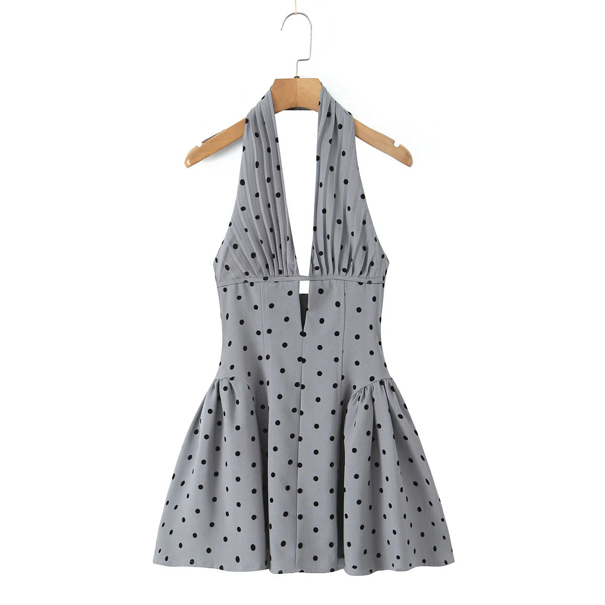 Polka Dot Halter Dress