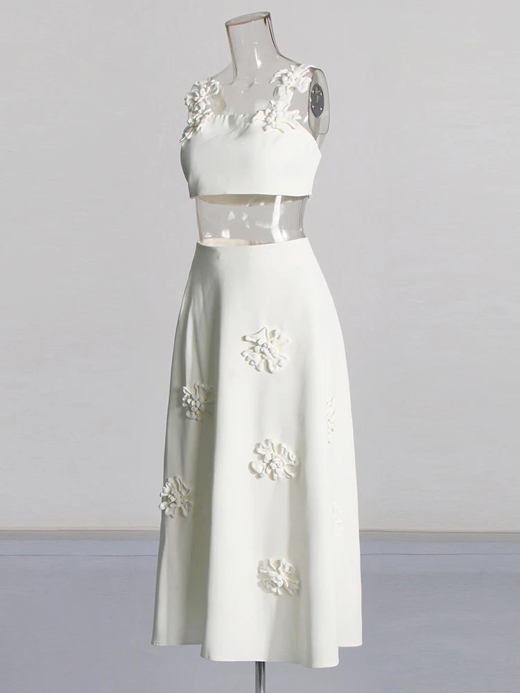 Appliques Two Piece Outfit