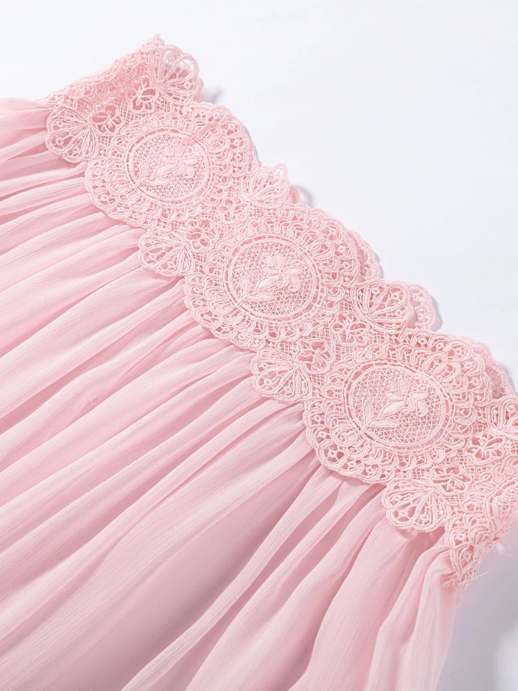 Sheer Lace Detail Set