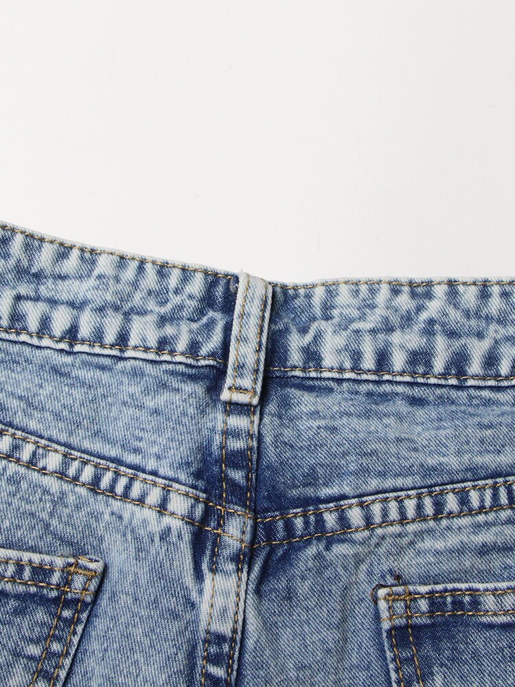 Vintage Cut Denim Shorts