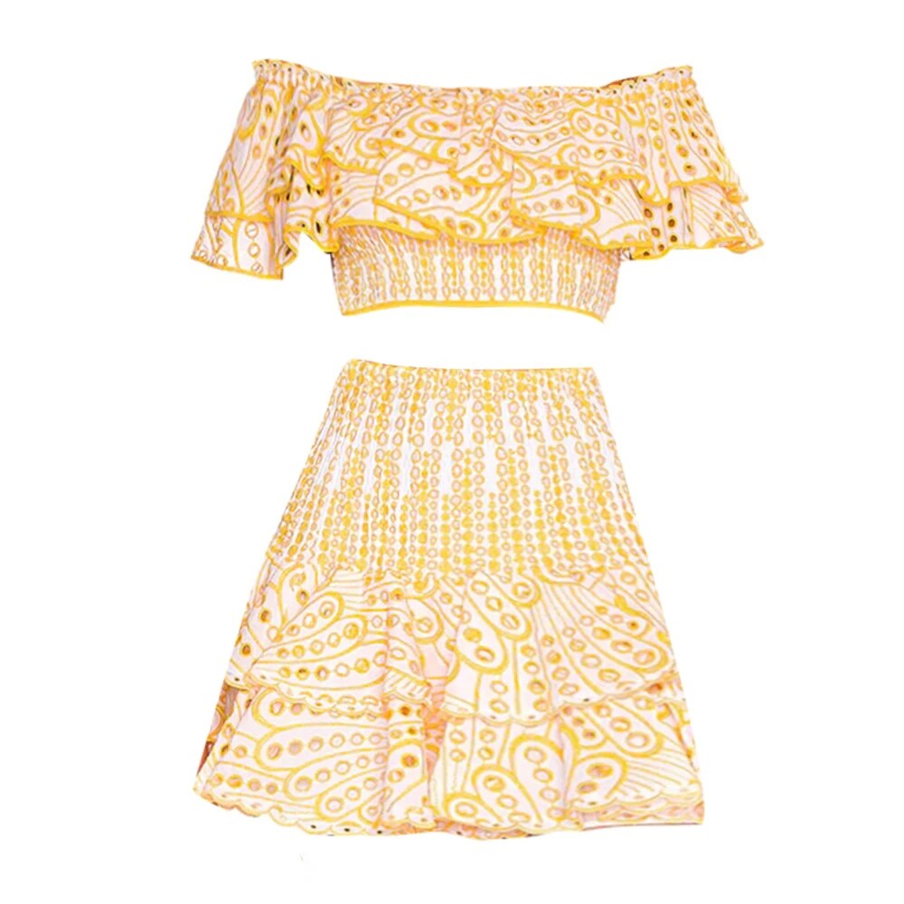 Embroidered Set
