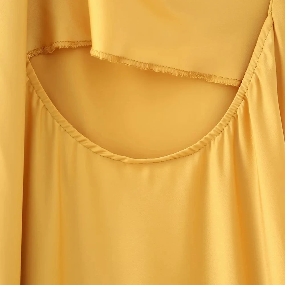 Shawl Collar Cocktail Dress