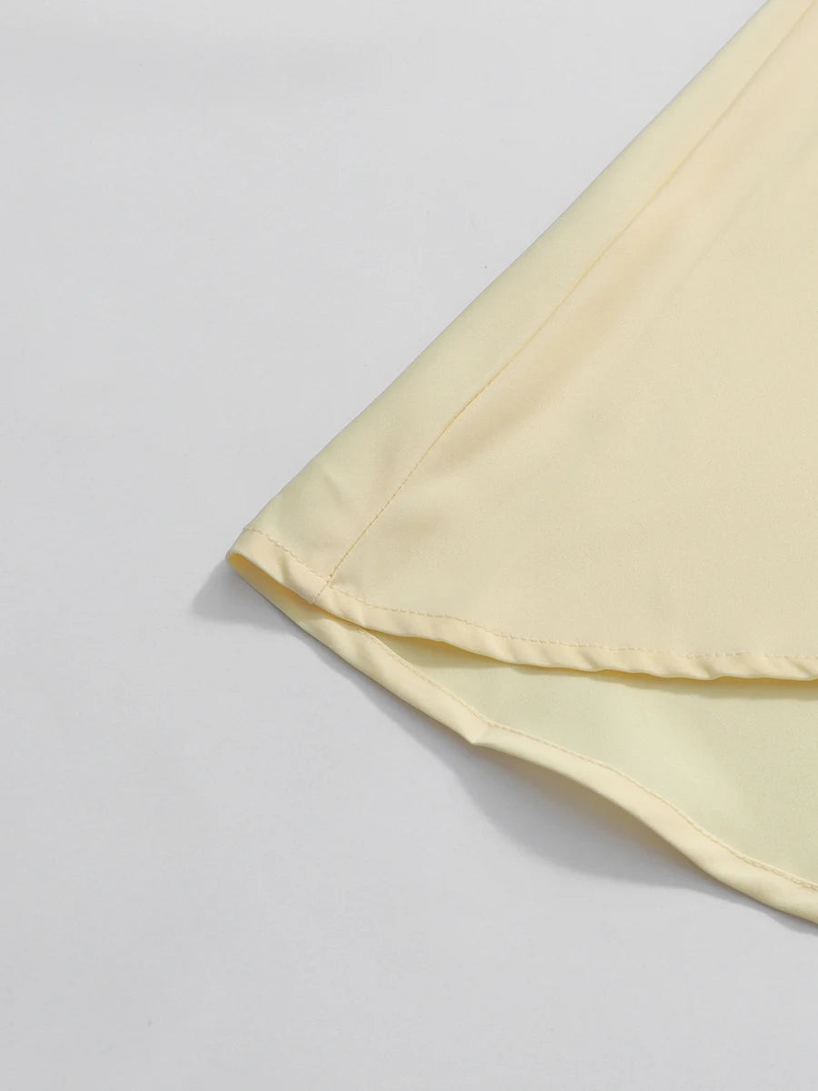 Butter Yellow Cocktail Gown