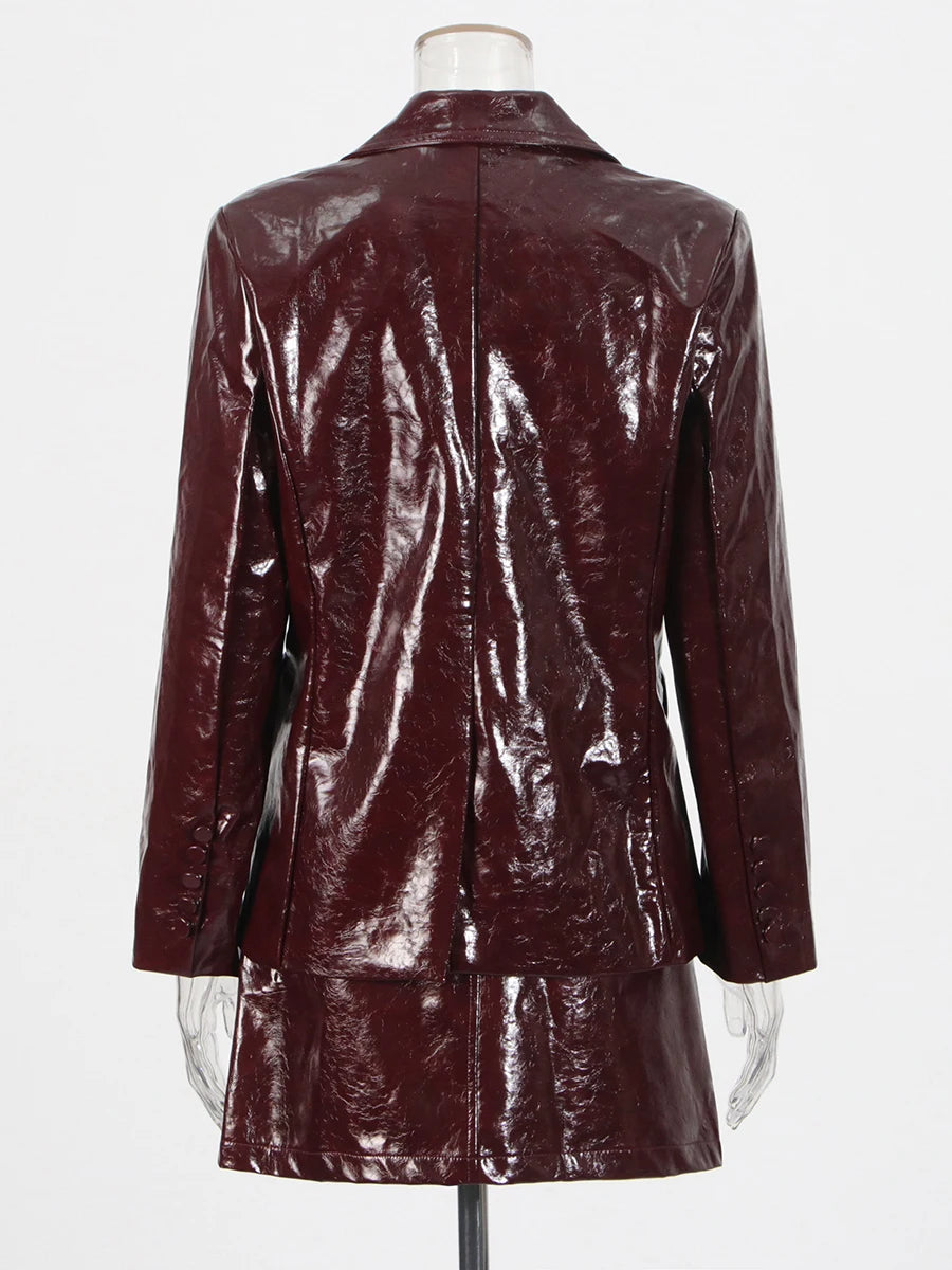 Ancora Blazer and Skirt Set