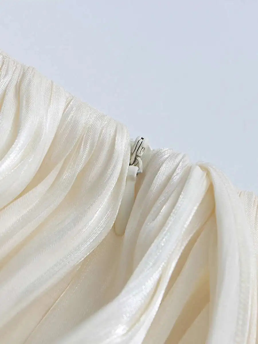 Draped Mini Dress