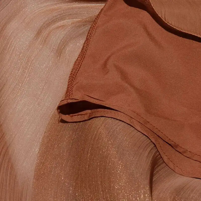 Stand Collar Maxi Dress