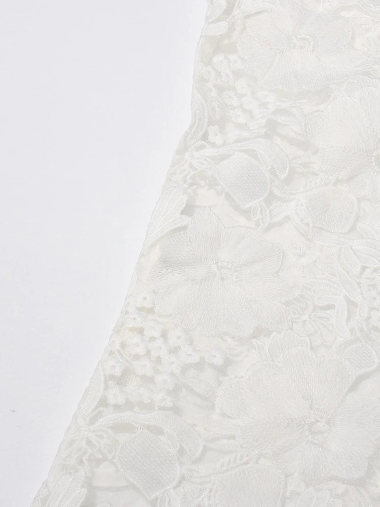Lace Top and Trouser Set