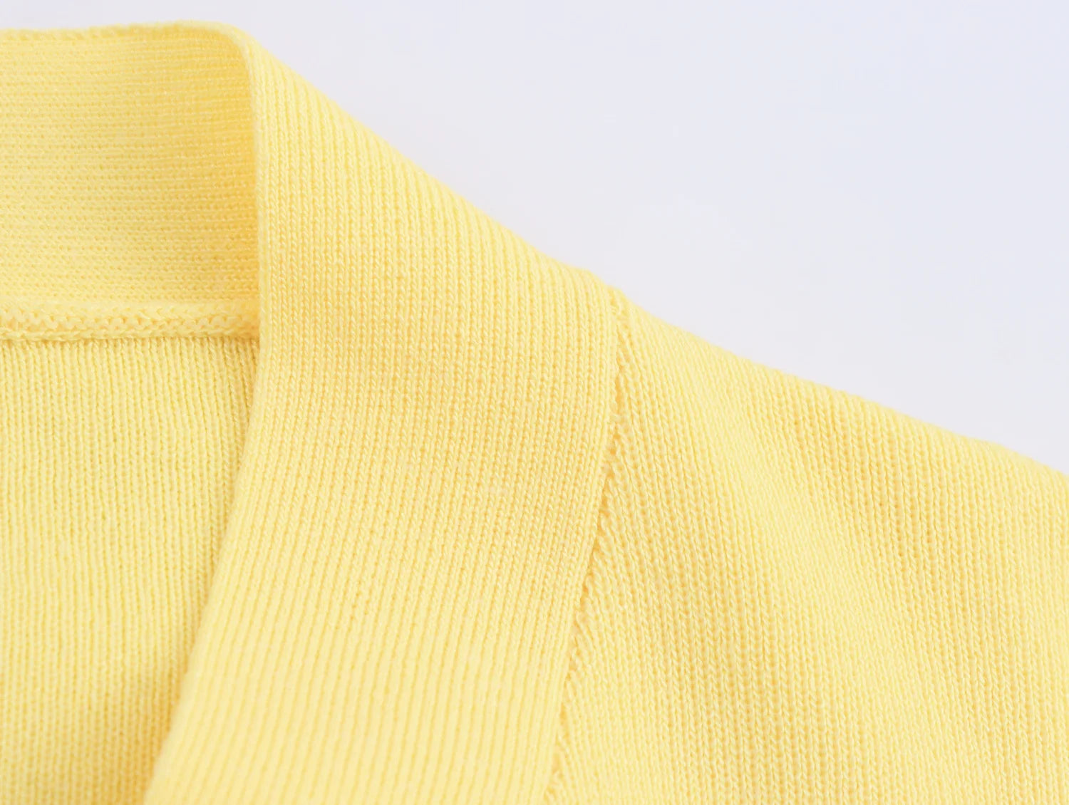 Yellow Knit Top