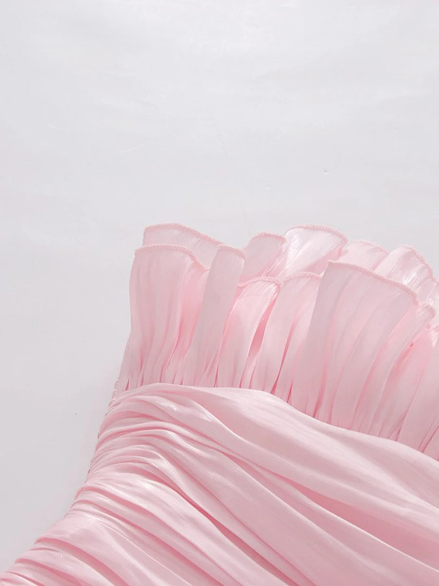Shirred Cocktail Dress