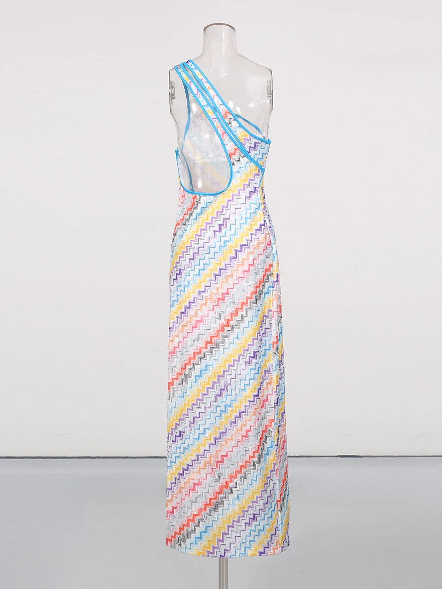 Colorful Print Dress