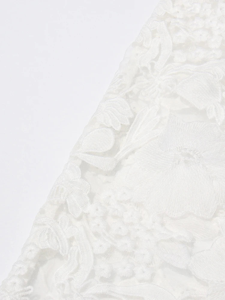 Lace Top and Trouser Set