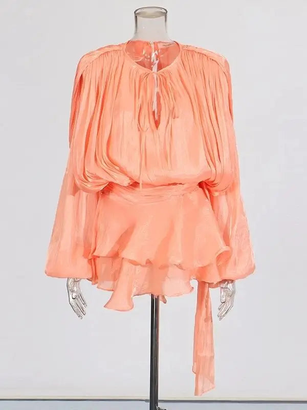 Blouson Mini Dress (More Colors)