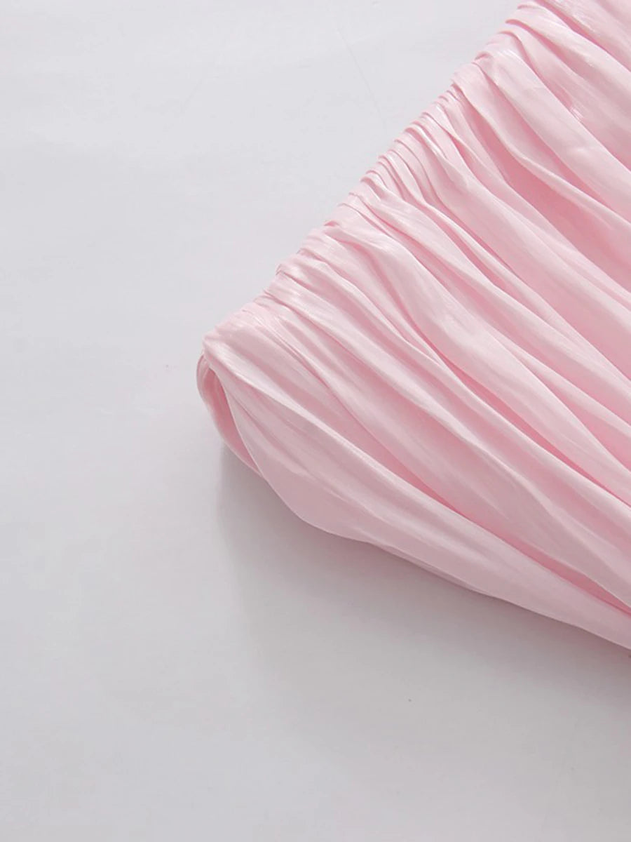Shirred Cocktail Dress
