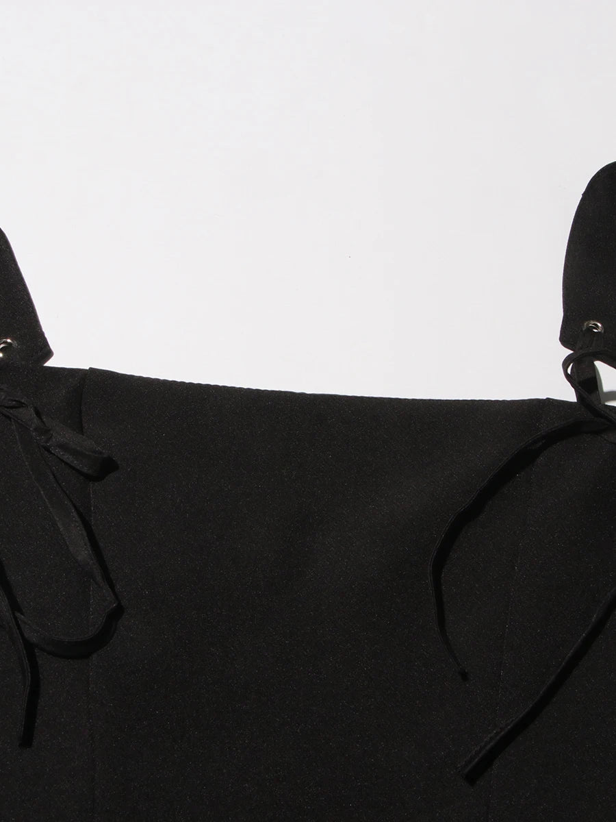Corset Back Mini Dress