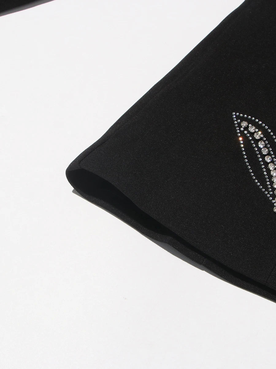 Rhinestone Bead Blazer