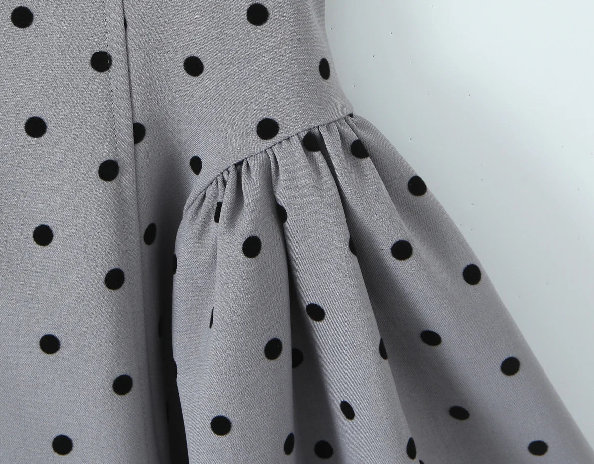 Polka Dot Halter Dress