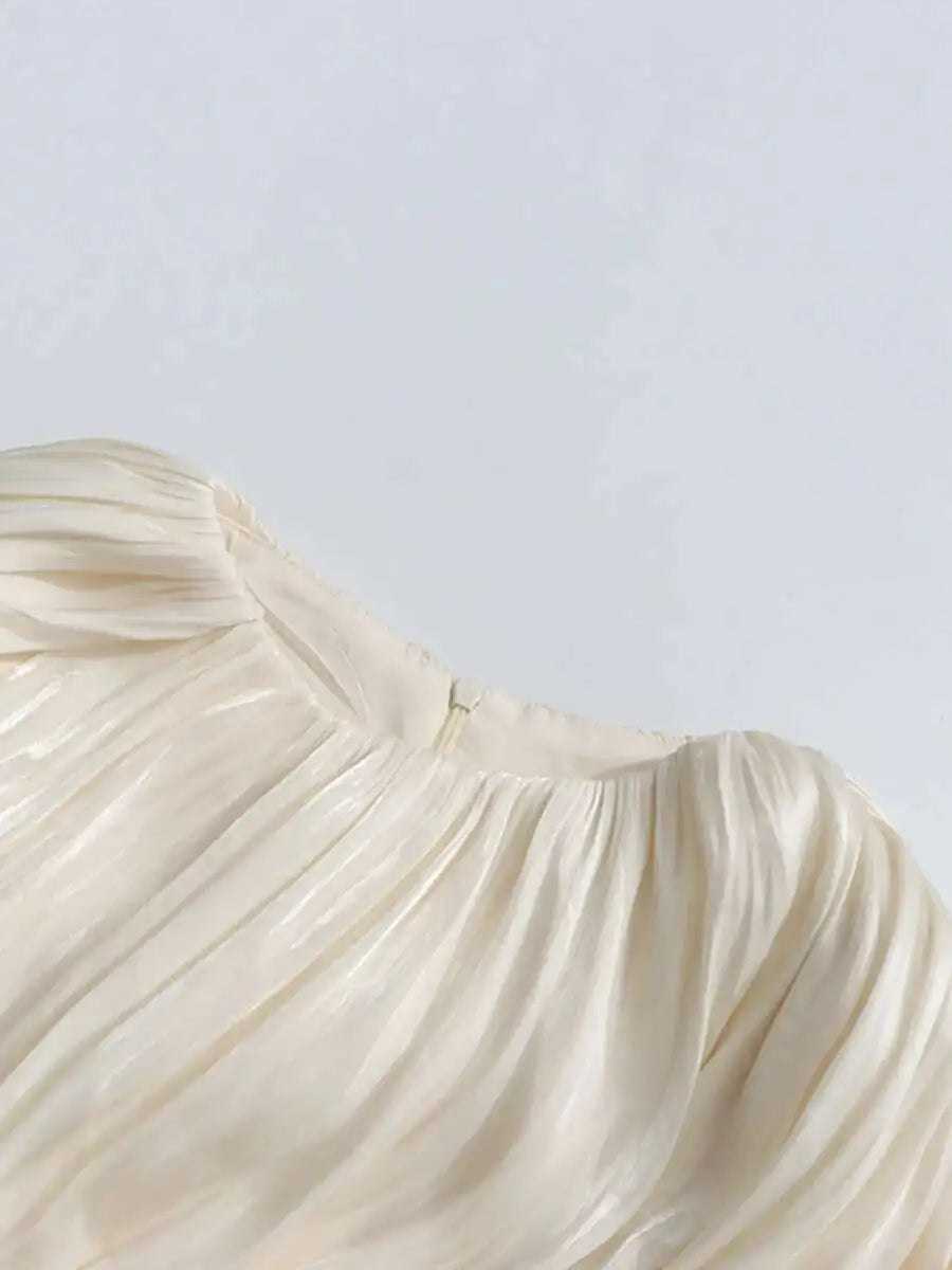 Draped Mini Dress