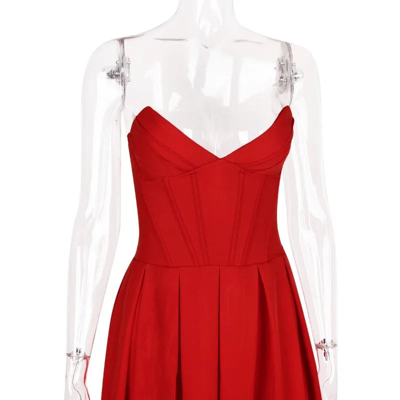 Strapless Evening Dress